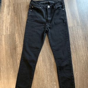 WOMENS BLACK JEANS ARTICLE OF SOCIETY  SZ 27 24X26